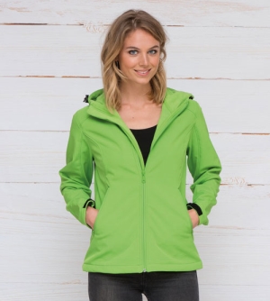 Lemon & Soda Hooded dames Softshell jacket